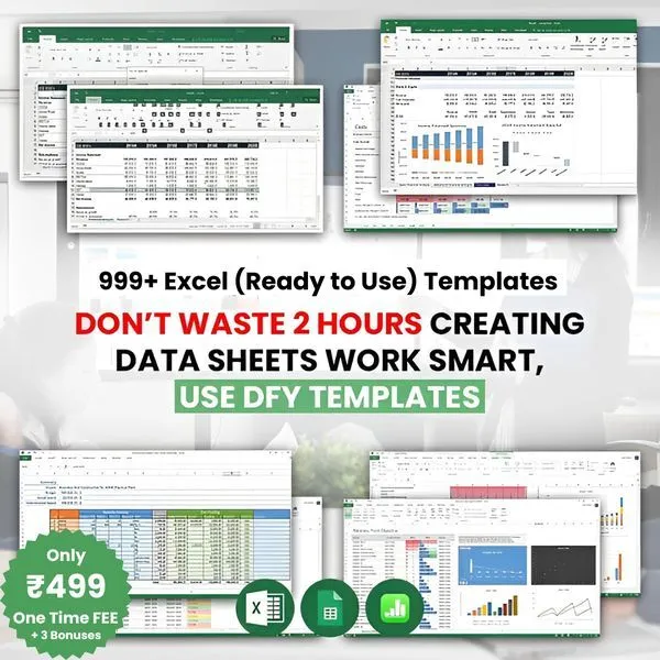 999+ Excel Ready Templates